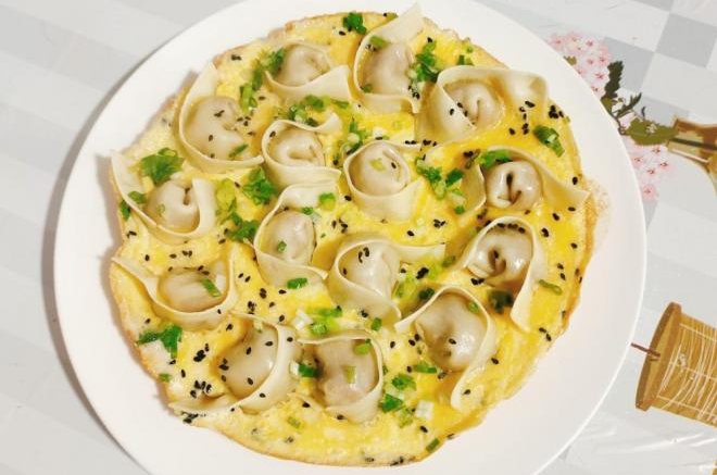 鸡蛋抱饺