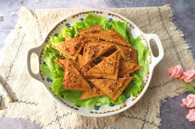 孜然煎豆干