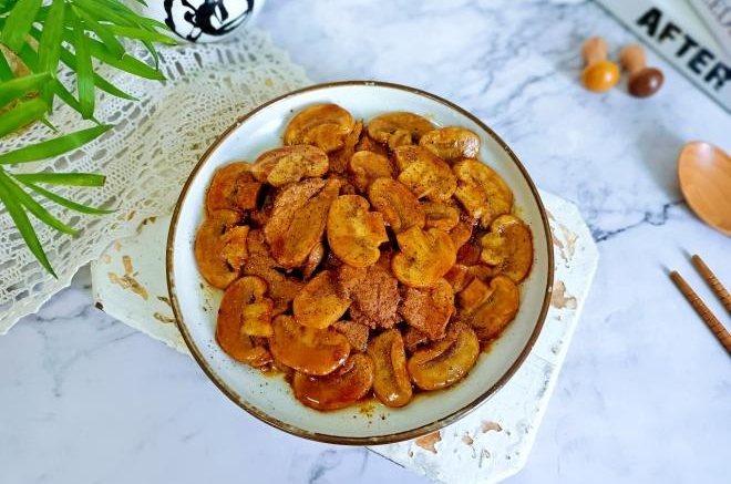 黑椒口蘑炒肉片