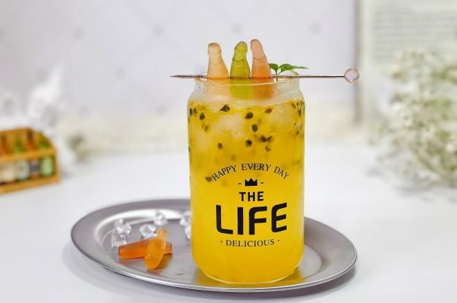 百香果软糖气泡水