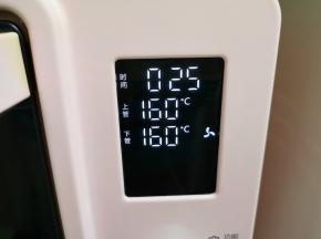 上下管160度烤25分钟。 