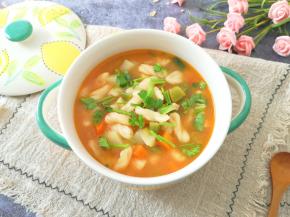 自己手工搓的麻食口感特别好。