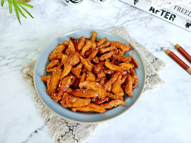 香辣孜然鸡肉条