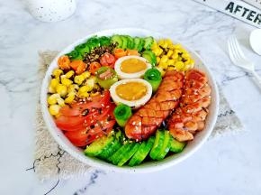 减脂餐分分钟完成，米饭一次可以点，放冰箱保存，下次食用加热就可以！