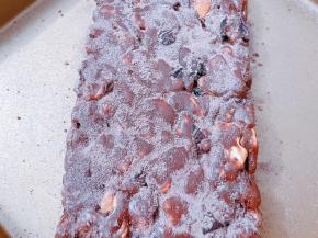 表面筛上可可奶粉