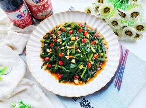 超好吃的凉拌韭菜就做好啦。