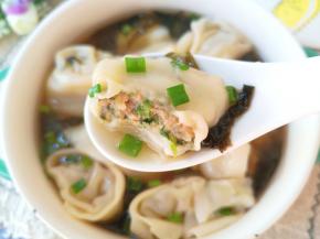 真正的大馅馄饨。