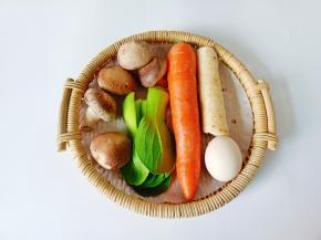 准备好新鲜的食材。