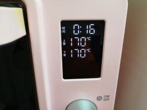 上下管170度烤16分钟。