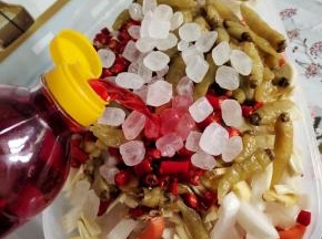 加入800克的红醋！