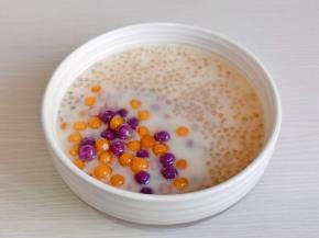 再加入芋圆。