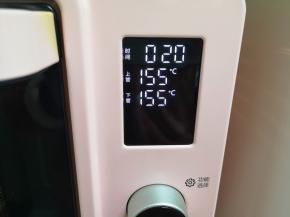 上下管155°烤20分钟。 