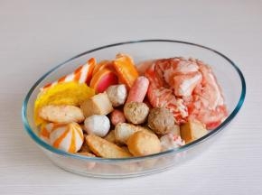 自己喜欢的蔬菜，丸子都可以。