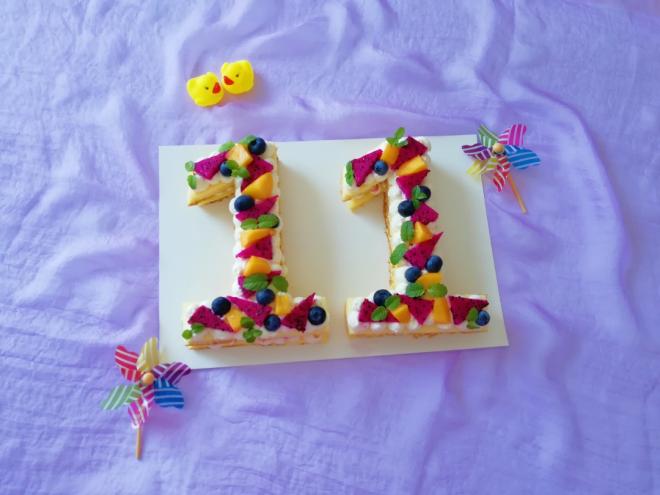 数字生日蛋糕