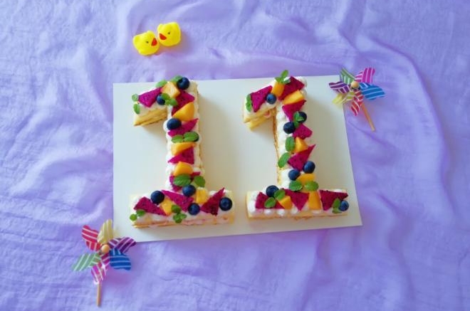 数字生日蛋糕