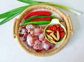 准备好新鲜的食材。