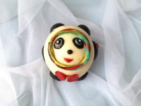  胖乎乎的冰墩墩馒头出锅啦！