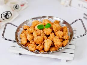 外酥里嫩。