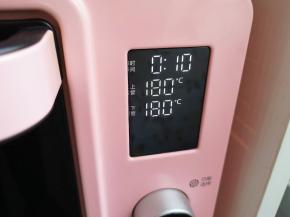 上下管180度烤10分钟。