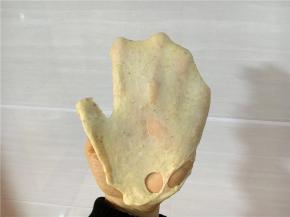 加入玉米油，开启2档搅拌融合，再开启3档揉面，面团揉至扩展阶段。