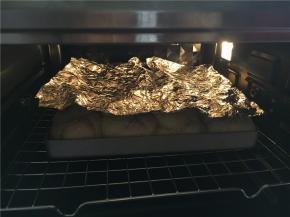 上色及时加盖锡纸。