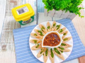 豆笋蘸酱鲜完成