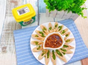 豆笋蘸酱鲜完成