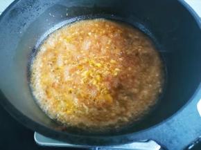 加半碗水煮开。