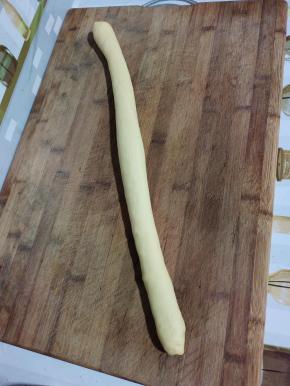 均匀的搓长！搓细！