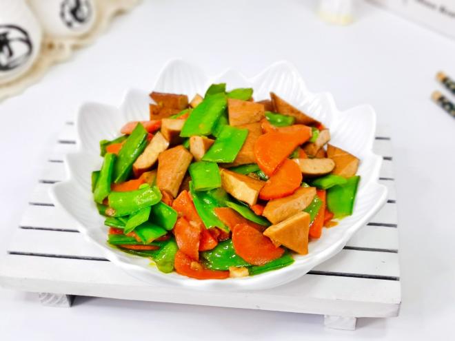 荷兰豆炒豆干