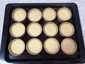 挤入准备好的烘焙纸杯，八分满即可。 