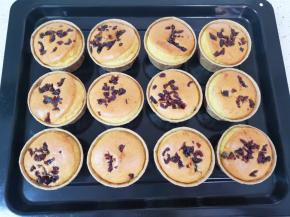 蔓越莓杯子蛋糕出炉。 