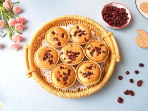 放了多多的蔓越莓干。 