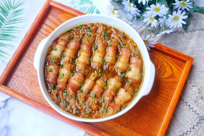 金针菇培根卷