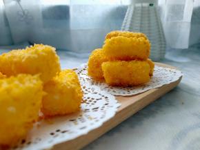 外面酥脆，里面软糯的炸牛奶就做好啦