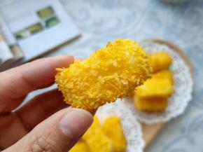 外面酥脆，里面软糯的炸牛奶就做好啦