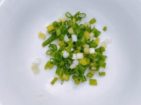 小葱切碎