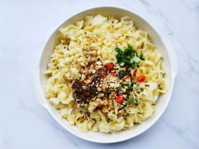 淋一大勺热油，