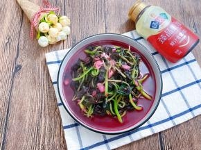 蒜香红苋菜完成