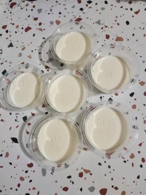 这是晾凉的双皮奶，已经完全凝固了！