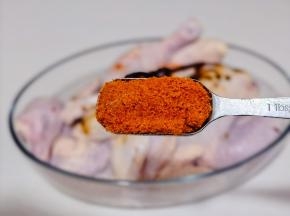 加入奥尔良烤翅料。