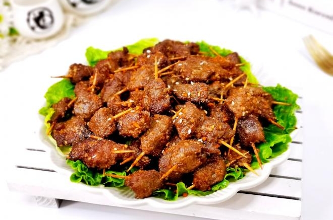 免油炸&牙签牛肉