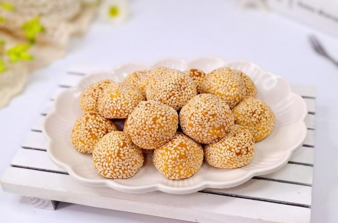 免油炸&芝麻南瓜糯米球