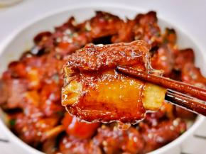 排骨软烂入味儿。