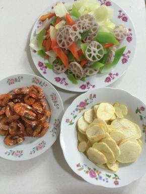 处理好的食材大集合！