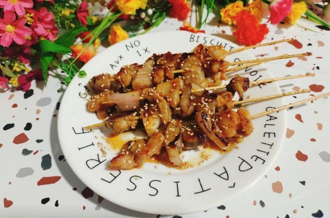奥尔良烤鸡肉串