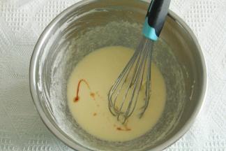 滴入香草精，混匀。