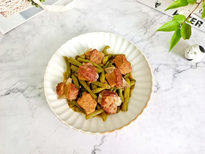 排骨焖豆角