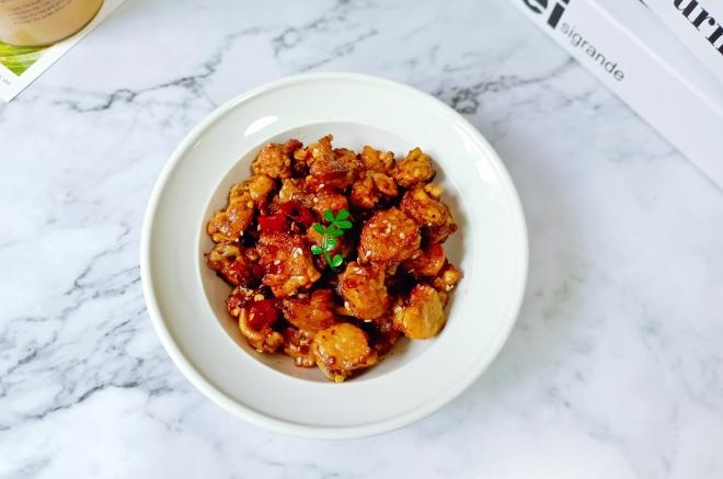 空气炸锅版辣子鸡丁