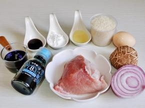 准备食材，提前把米饭煮好。